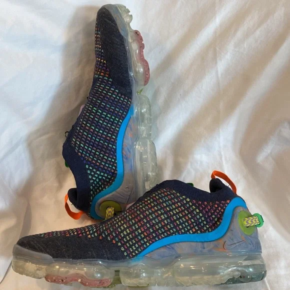 Nike Air Vapormax FK FlyKnot Royal Blue Multi Athletic Shoe Women’s Size 8. Nike Wmns Air VaporMax 2020 Flyknit  main image 4